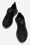 Side Striped Knitwear Men's Sports Shoes Black Black - 5