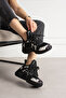 Black Women's Sneaker Stylish Casual Shoes