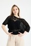 Women's Mercerized Knitted Casual Blouse - 4