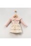 Baby Girl 2-Piece Set with Bow Collar, Badi Strap Skirt - 3