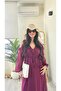 Ruffled Flounce Tie-Up Shoulder Window Detail Chiffon Lined Very Stylish Long Dress - 4