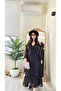 Ruffled Flounce Tie Shoulder Window Detail Chiffon Lined Very Stylish Long Dress - 2
