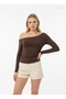 Women's Lace Cross Collar Slim Fit Blouse - 4