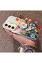 Samsung Galaxy S24 Fe Compatible Silicone Edge Hard Back Anti-Fall Phone Case Flower Pattern - 2