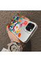 iPhone 13 Pro Max Compatible Silicone Edge Hard Back Anti-Fall Phone Case Flower Pattern - 3