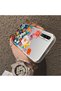 Samsung Galaxy A50 Compatible Silicone Edge Hard Back Anti-Fall Phone Case Flower Pattern - 3