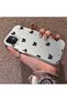 iPhone 12 Mini Compatible Silicone Edge Hard Back Anti-Fall Phone Case Small Bow - 2