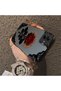 Samsung Galaxy A04 Compatible Silicone Edge Hard Back Anti-Fall Phone Case Rose Pattern - 3