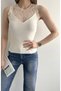 Lace Detail Knitwear Decorated Knitwear Undershirt - 5