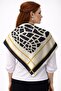 Choose Your Style Black Mosaic Chain Scarf / Bandana / Accessory / Scarf 90X90 cm