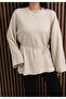 Comfortable Tunic with Side Slits and Tie Detail - 2