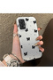 Samsung Galaxy A52S 5g Compatible Silicone Edge Hard Back Anti-Fall Phone Case Small Bow
