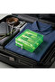 Travel Set 100 ml Capacity 3 Transparent Bottles - Neon Green Makeup Bag - 3