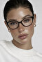 Cat Eye Bone Transparent Women Men Unisex Blue Light Protect Screen Goggles Glasses - 3