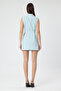 Button-Closure Cotton Regular Fit Jacket with Belt Detail # 7909 - 7