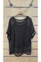 Mesh Blouse with String Straps and Undershirt Inside - 4