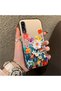 Samsung Galaxy A50 Compatible Silicone Edge Hard Back Anti-Fall Phone Case Flower Pattern
