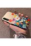 Samsung Galaxy A50 Compatible Silicone Edge Hard Back Anti-Fall Phone Case Flower Pattern - 2