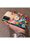 Samsung Galaxy M13 Compatible Silicone Edge Hard Back Anti-Fall Phone Case Flower Pattern - 2