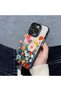 Redmi Note 14 Pro 5g Compatible Silicone Edge Hard Back Anti-Fall Phone Case Flower Pattern - 4