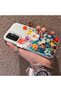 Samsung Galaxy M23 Compatible Silicone Edge Hard Back Anti-Fall Phone Case Flower Pattern - 2
