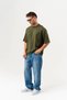 Gangown Basic Crew Neck Oversize T-Shirt - 4