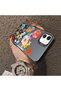iPhone 11 Compatible Silicone Edge Hard Back Anti-Fall Phone Case Flower Pattern - 3