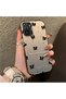 Redmi Note 10 Compatible Silicone Edge Hard Back Anti-Fall Phone Case Small Bow