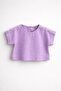 2-6 Years Old Girl's Lilac Muslin Blouse with Shoulder Buttons-6 Y - 2