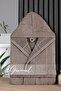 Stella Cotton Velvet Hooded Bathrobe |   Women's Bathrobe |   Men's Bathrobe |   Dowry |   Bathroom - 3