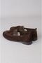 Seç 2504 genuine leather women's ballets brown suede - 5