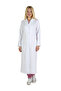 Vinca Long Length, Classic Collar, Women's Doctor's Coat (52 Inches) - 4