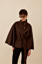 Talia Cape Jacket Brown - 3