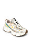 Women's Beige Chunky Sneaker Shoes - 6
