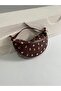 Hero Model Hand and Women's Shoulder Bag Claret Red