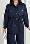 Women's Striped Two-Piece Set – Shirt & Wide-Leg Pants - 4