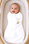 100% Cotton Swaddle for 0-3 Months Baby, Velcro Fastening, Soft Combed Cotton Fabric, Breathable Fabric Stl7176