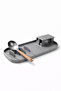 Multi-Purpose Spoon Rest - Ladle Holder - Lid Holder Matte Gray Kitchen Organizer - 2