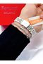 Steel Strap 2 Year Warranty 3 Atm Waterproof Women's Wristwatch + Bracelet Gift - 7