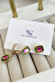 Vip 3-Piece Ysx Earrings Set with Gold Color Stone Detail