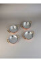 Fashionable Copper Breakfast Snack Bowl Mini Pan Set - 3
