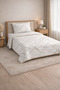 Single Pique Bedspread 160X230 Cotton Quilted with Pillowcase Modern