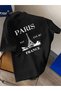 Paris France Printed Premium Oversize T-Shirt