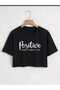 New Season Printed Fabric Crop Tshirt