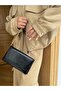 Chain Strap Portfolio Bag Black - 5