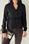 Women's Tie-Detail Shirt – Stylish Blouse with Light Texture - 4