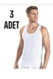 Silver 3-Pack Men's Sleeveless Combed Cotton Undershirts
