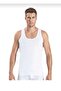 Silver 3-Pack Men's Sleeveless Combed Cotton Undershirts - 2
