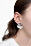 Modern Half Leaf Earrings - 2