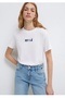 Logo Printed Regular Fit 100% Cotton Women's T-Shirt - 2